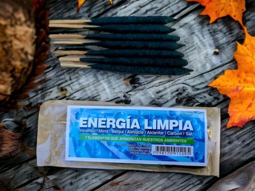 Sahumerio Energía Limpia x7 - Aromanza